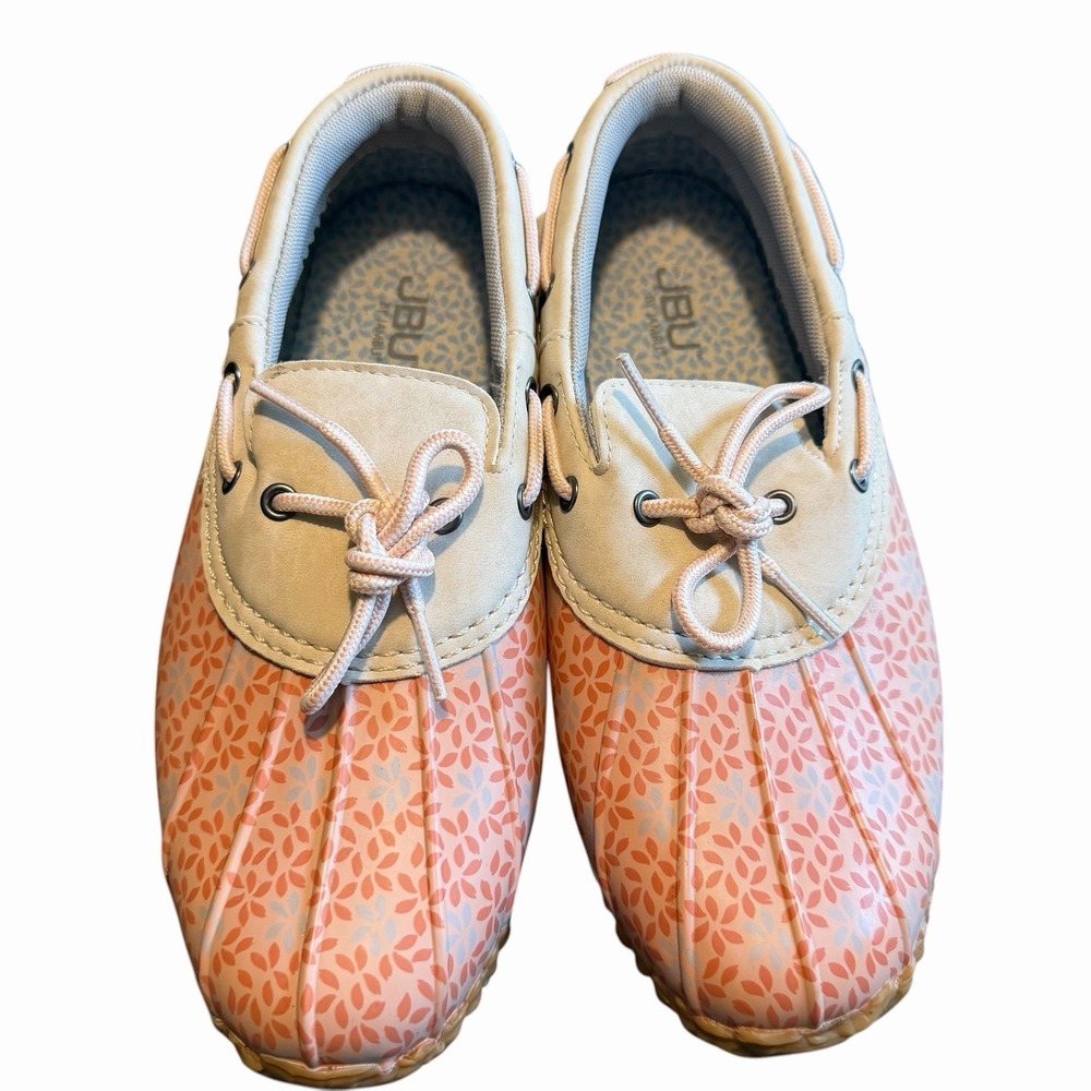 JBU Jambu Gwen Garden Ready Duck Shoes Floral Size 8.5 Women's Waterproof NWOT